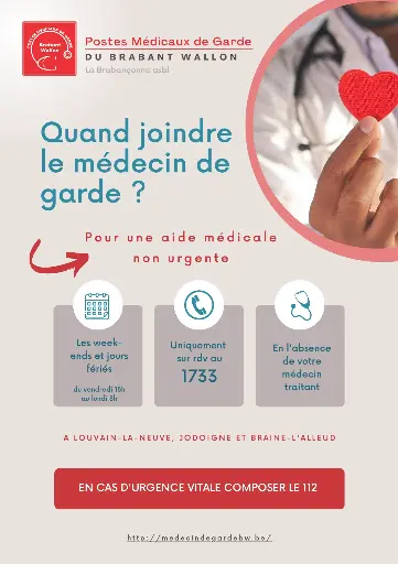 POSTE MÉDICAL DE GARDE DU BW